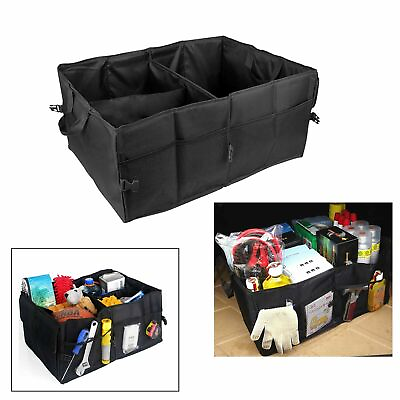 Car Trunk SUV Cargo Organizer Foldable Collapsible Multipurpose Storage Box Bag $16.90