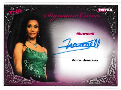 #ad Sharmell 2009 TriStar TNA Knockouts Wrestling Signature Curves Autograph # KA10 $8.00