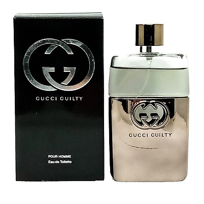 #ad Gucci Guilty for Him Classic 3oz Eau de Toilette Spray Brand New $49.99