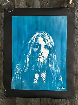 #ad LEON RUSSELL Vintage Poster Osterloh 1971 Visual Auditory Prod Classic Rock Folk $125.00