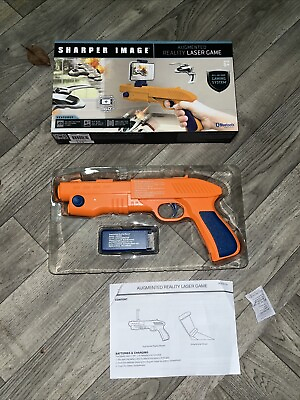#ad Sharper Image Augmented Reality Laser Game Gun Bluetooth 360 views Ages 8 $15.00