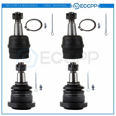 #ad 4PCS Front Upper amp; Lower Ball Joints Suspension Kit For 97 99 Dodge Ram 1500 2WD $40.22