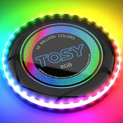 #ad TOSY Flying Disc 16 Million Color RGB or 36 or 360 LEDs Extremely Bright Smart $54.99