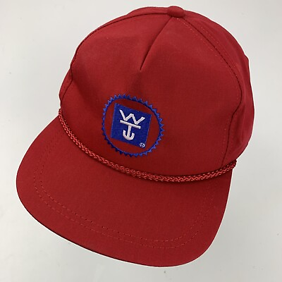 #ad Wilson Trailer Company Ball Cap Hat Adjustable Baseball Red K Products $23.98