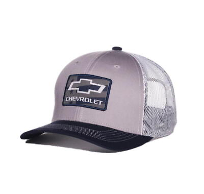 #ad Hat Chevrolet Structured Mesh Trucker Cap Gray $19.95