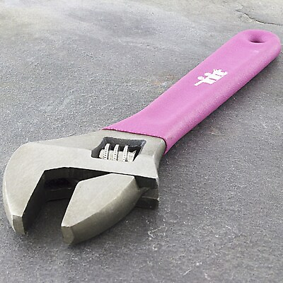 #ad 6quot; LADIES PINK ADJUSTABLE WRENCH Hand Tool Construction Plumbing Women Girl $8.95