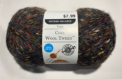 #ad 2 COZY WOOL TWEED in GOLDEN BROWN by Loops amp; Threads 418yds 382m 5.2oz 150g $12.00