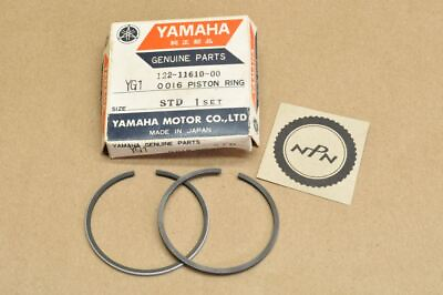 #ad NOS Yamaha YG1 Standard Size Piston Ring Set for 1 Piston= 2 Rings 122 11610 00 $27.49