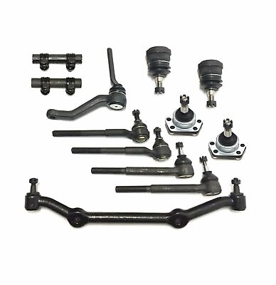 #ad 12pc Front Ball Joints Tie Rods Center Link Kit for Blazer S10 S15 Jimmy Sonoma $94.00