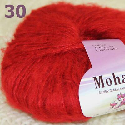 #ad AIPYARN Sale 1SkeinsX25g Soft Lace Crochet Acrylic Wool Mohair Hand Knit Yarn 30 C $9.99