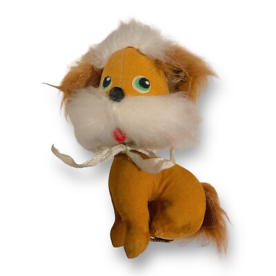 #ad DAKIN DREAM PETS Schnauzer Brown beige POKEY POOCH PLUSH VINTAGE 6quot; Stuffed Toy $11.25