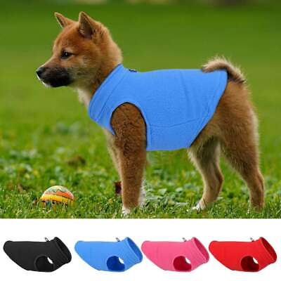 #ad Fleece Pet Cat Dog Jumper Puppy Pullover Coats Winter Sweater Warm Clothes Vest $6.82
