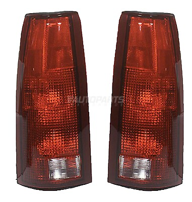 #ad Set Of Two Tail Light Lens amp; Housing Left amp; Right Side Fits 1992 2000 Gmc Yukon $71.94