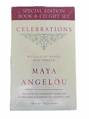 #ad Celebrations Maya Angelou : Book amp; CD Set New Sealed Audiobook On Compact Disc $15.99
