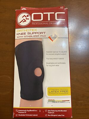 #ad OTC Knee Support with Stabilizer Pad 2546 Size LG Large New $9.99
