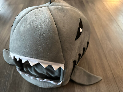 #ad Small Shark Shape Pet Bed Dog House Puppy Bed Cat Kennel $22.50