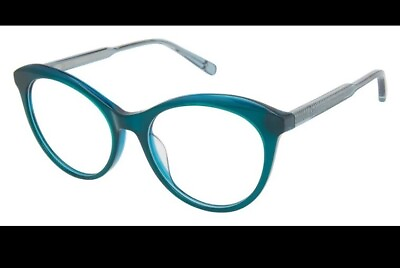 #ad Sperry Mcclary Eyeglasses Women Teal Eco Green Cat Eye 52mm New $40.00