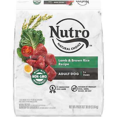 #ad #ad Nutro Natural Choice Lamb amp; Brown Rice Dry Dog Food for Adult Dog 30 lb. Bag $127.82