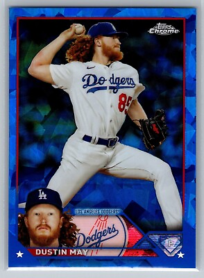 #ad 2023 Topps Chrome Update Sapphire Dustin May #USCS326 Dodgers $1.60