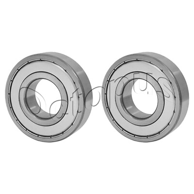 #ad Fits 6202 ZZ High Quality Ball Bearings 2 Pcs Metal Shields 15 * 35 * 11 mm $11.99