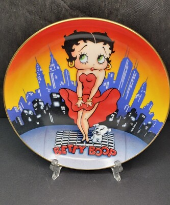 #ad 1993 Danbury Mint Betty Boop America#x27;s Sweetheart Plate The Toast of the Town $9.99
