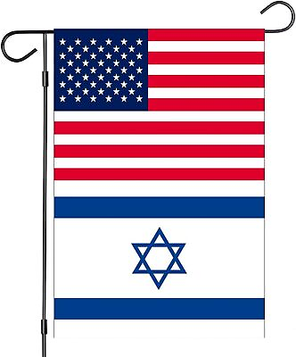 #ad We Stand with Israel Flag 12x18In American and Israeli Friendship Flag for Yard $8.56