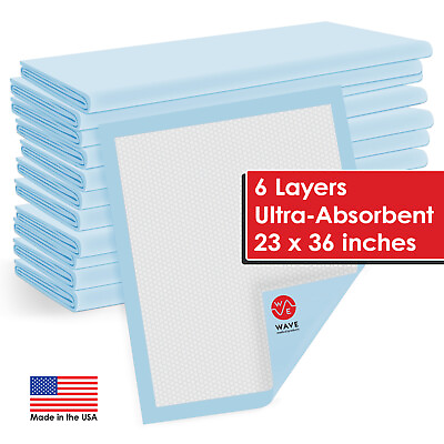 #ad 120 Adult Urinary Heavy Incontinence Disposable Bed Pee Underpads 23x36 Bed Pads $46.50