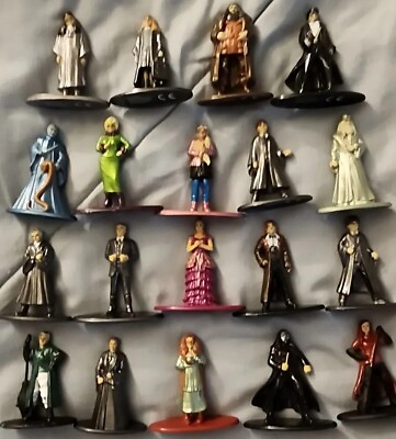 #ad 19 Harry Potter Metal Figurines Die Cast Lot $79.65