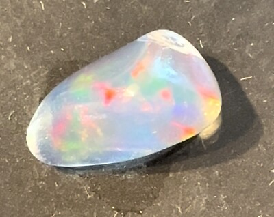 #ad OPAL FIRE POLISHED NATURAL FORM 1.8cm long RARE ETHIOPIAN RAINBOW REFLECTIONS GBP 385.00
