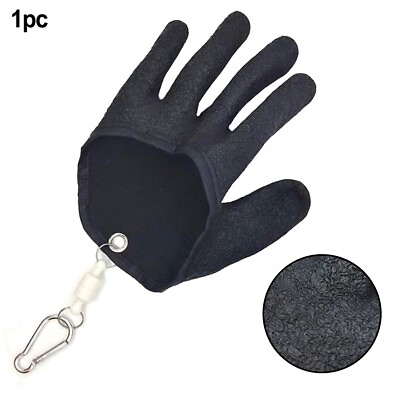 #ad High Quality Gloves 1pcs Black Catching Gloves Detachable Non slip Gloves $11.88