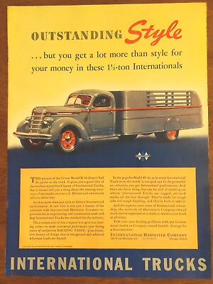 #ad 1939 international trucks Model D 30. Outstanding style $8.99
