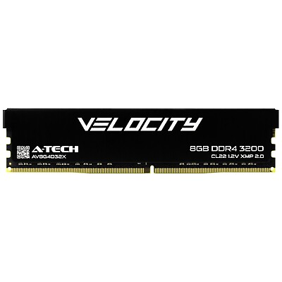 #ad A Tech Velocity 8GB PC4 25600 DDR4 3200MHz CL22 XMP Desktop PC Gaming Memory RAM $20.99