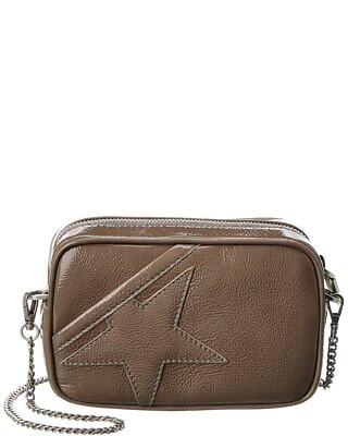 #ad Golden Goose Star Mini Leather Crossbody Women#x27;s Beige $399.99