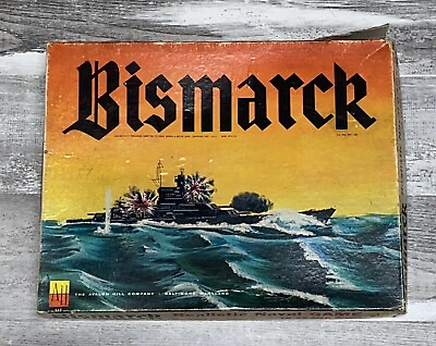 #ad Avalon Hill Bismarck Board Game 1978 Historical Battle Recreation $26.95
