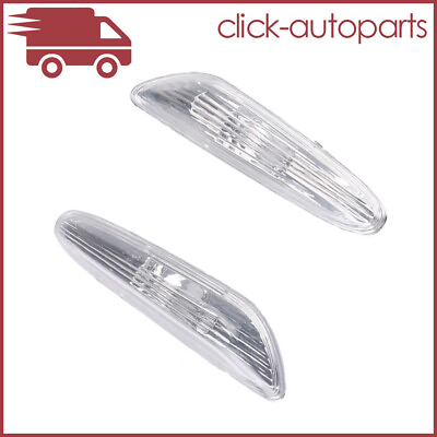 #ad One Pair Side Signal Turn Lamp Indicator Fit for BMW E60 E61 5 Series 2004 2010 $15.06