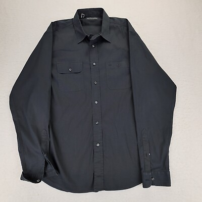 #ad Ralph Lauren Shirt Mens XL Black Label Button Up Italy Made Long Sleeve Adult $24.95