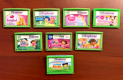 #ad 8 Leap Frog LeapPad Explorer Learning Game lot LeapPad 2 3 XDI Ultra Ultimate $56.99