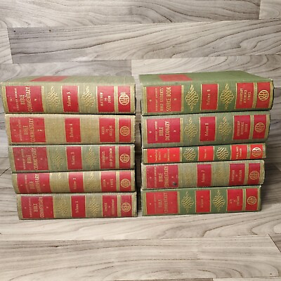 #ad Seventh day Adventist SDA Bible Commentary Set Volumes 1 9 7 A HC 1953 1966 $225.00