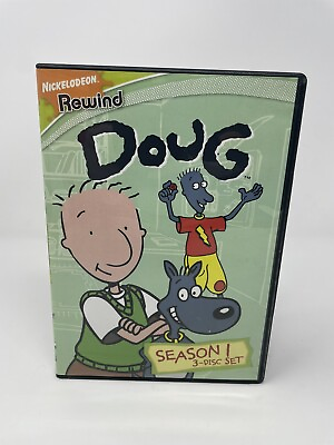 #ad Doug Season 1 2008 3 disc DVD set Nickelodeon Rewind $13.79