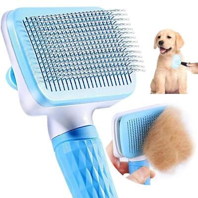 #ad Dog Hair Remover Brush Cat Dog Hair Grooming and Care Comb for Long Hair Dog Pet $6.99