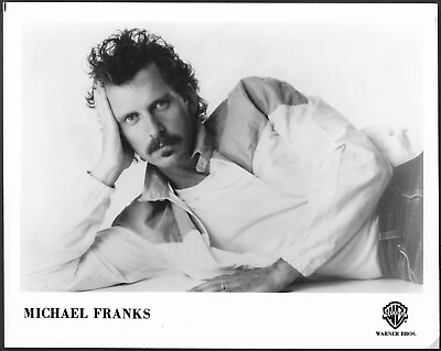 #ad Michael Franks Original 1980s Warner Bros. Promo Photo Jazz Vocal $10.36