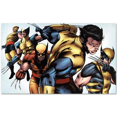 #ad Marvel Comics quot;X Men Evolutionsquot; Limited Edition Art Canvas Numbered $475.00