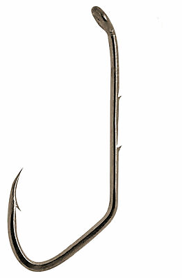 #ad 100 Matzuo 140010 Black Chrome Sickle Baitholder Fish Hooks size 6 $11.99