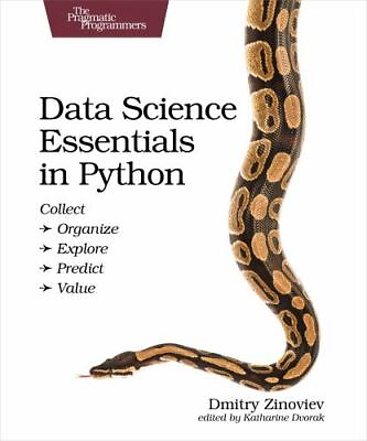 #ad Data Science Essentials in Python: Colle paperback 1680501844 Dmitry Zinoviev $7.73