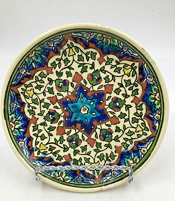 #ad Hand Painted Turkish Floral Pattern 6 Inch Ceramic Decorative Dish $24.99