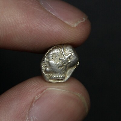 #ad Ancient Greek Tiny Coin 500BC Silver Diobol Hemidrachm Ionia Phocaea $76.00