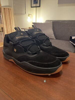 #ad Dc shoes Kalis OG Size 11 Black amp; gum Sole rare $71.00