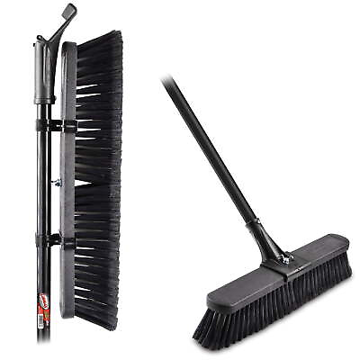 #ad 18quot; Multi Surface Push Broom Black $14.00