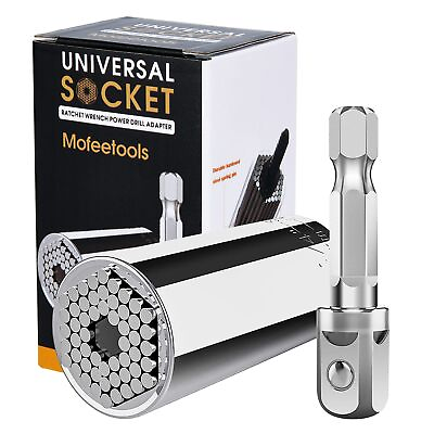 #ad Universal Socket Self adjusting Socket 1 4#x27;#x27; 3 4#x27;#x27; 7mm 19mm Adapter Socke... $17.75