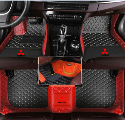 #ad For Mitsubishi All Models Custom Car Floor Mats Luxury Waterproof Carpets Liners $90.09